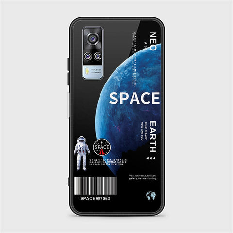 Vivo Y51 2020 Cover - Limitless Series - HQ Ultra Shine Premium Infinity Glass Soft Silicon Borders Case