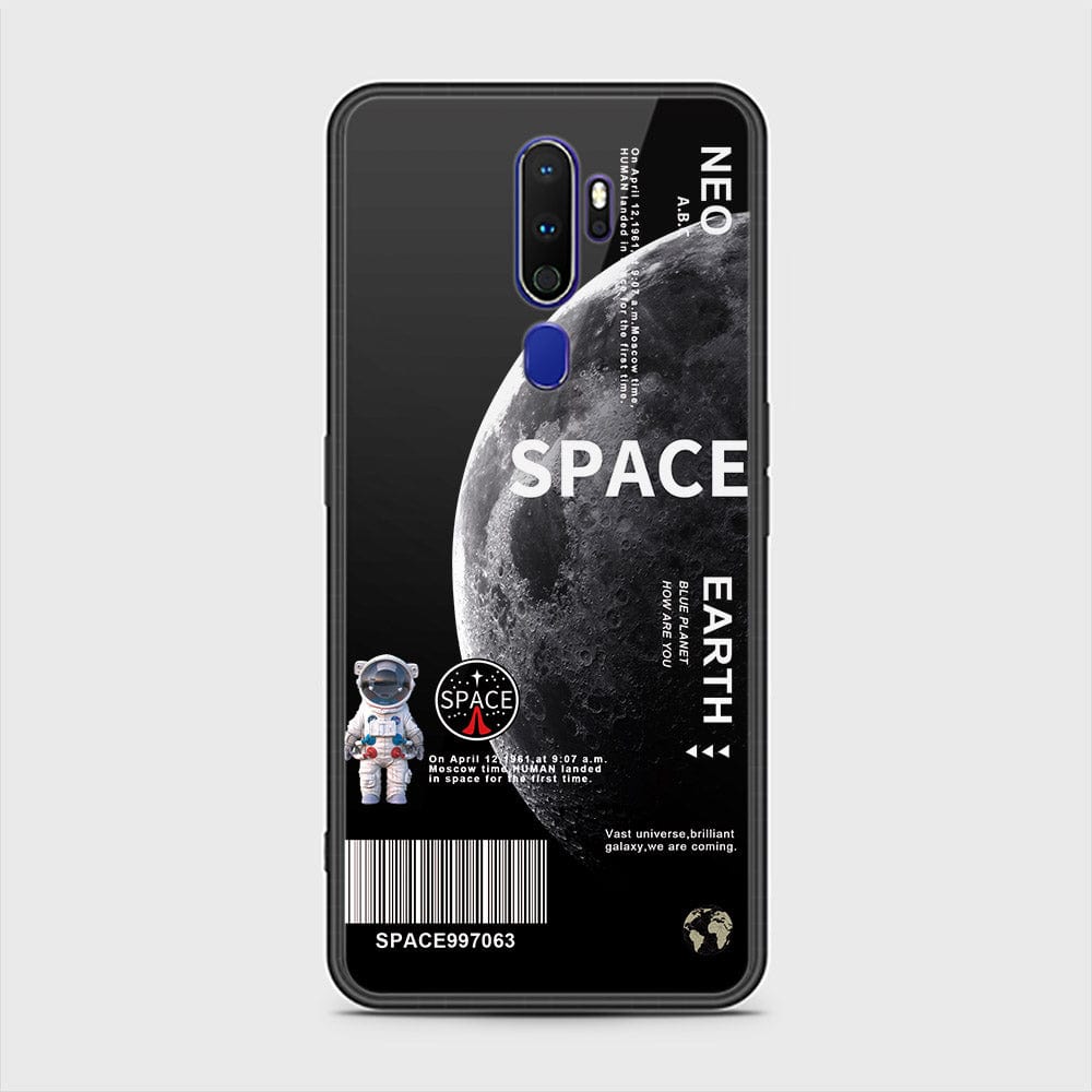 Oppo A9 2020 Cover - Limitless Series - HQ Ultra Shine Premium Infinity Glass Soft Silicon Borders Case