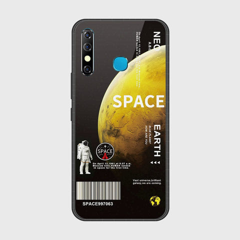 Tecno Spark 4 Cover- Limitless Series - HQ Ultra Shine Premium Infinity Glass Soft Silicon Borders Case