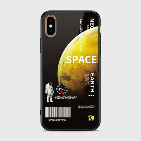 iPhone XS Max Cover - Limitless Series - HQ Ultra Shine Premium Infinity Glass Soft Silicon Borders Case