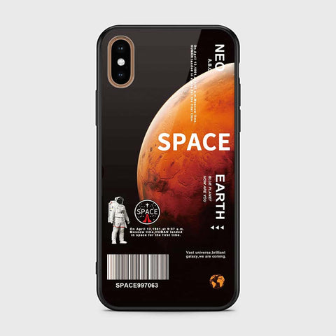 iPhone XS Max Cover - Limitless Series - HQ Ultra Shine Premium Infinity Glass Soft Silicon Borders Case