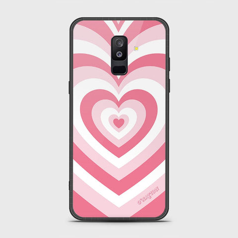 Samsung Galaxy A6 Plus 2018 Cover- O'Nation Heartbeat Series - HQ Ultra Shine Premium Infinity Glass Soft Silicon Borders Case