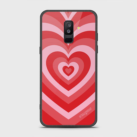 Samsung Galaxy A6 Plus 2018 Cover- O'Nation Heartbeat Series - HQ Ultra Shine Premium Infinity Glass Soft Silicon Borders Case