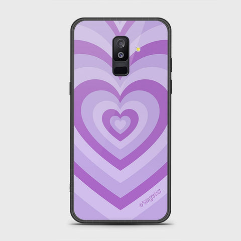 Samsung Galaxy A6 Plus 2018 Cover- O'Nation Heartbeat Series - HQ Ultra Shine Premium Infinity Glass Soft Silicon Borders Case