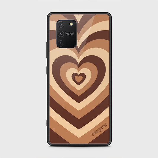 Samsung Galaxy S10 Lite Cover - O'Nation Heartbeat Series - HQ Ultra Shine Premium Infinity Glass Soft Silicon Borders Case