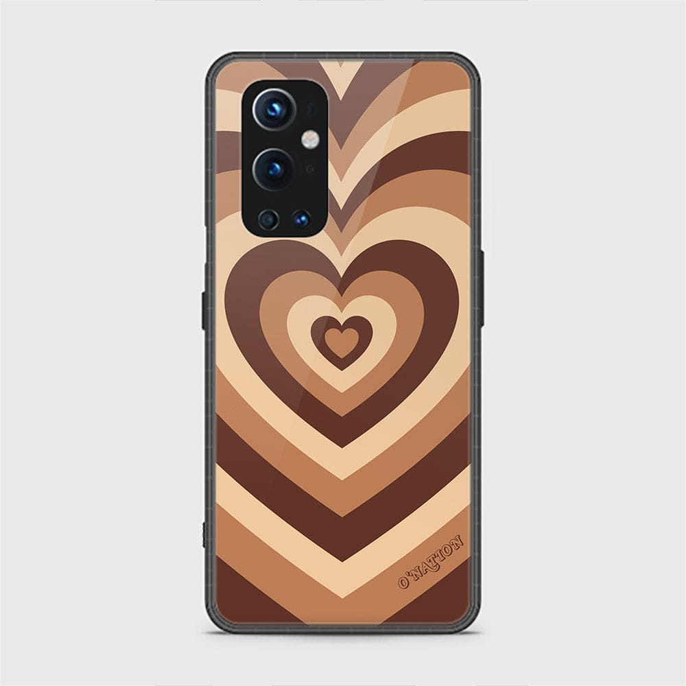 OnePlus 9 Pro Cover - O'Nation Heartbeat Series - HQ Ultra Shine Premium Infinity Glass Soft Silicon Borders Case