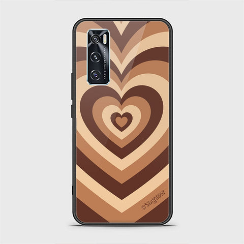 Vivo V20 SE Cover - O'Nation Heartbeat Series - HQ Ultra Shine Premium Infinity Glass Soft Silicon Borders Case