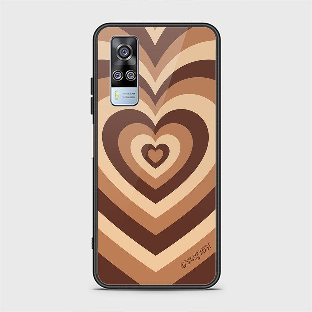 Vivo Y51 2020 Cover - O'Nation Heartbeat Series - HQ Ultra Shine Premium Infinity Glass Soft Silicon Borders Case