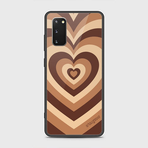 Samsung Galaxy S20 Plus Cover - O'Nation Heartbeat Series - HQ Ultra Shine Premium Infinity Glass Soft Silicon Borders Case