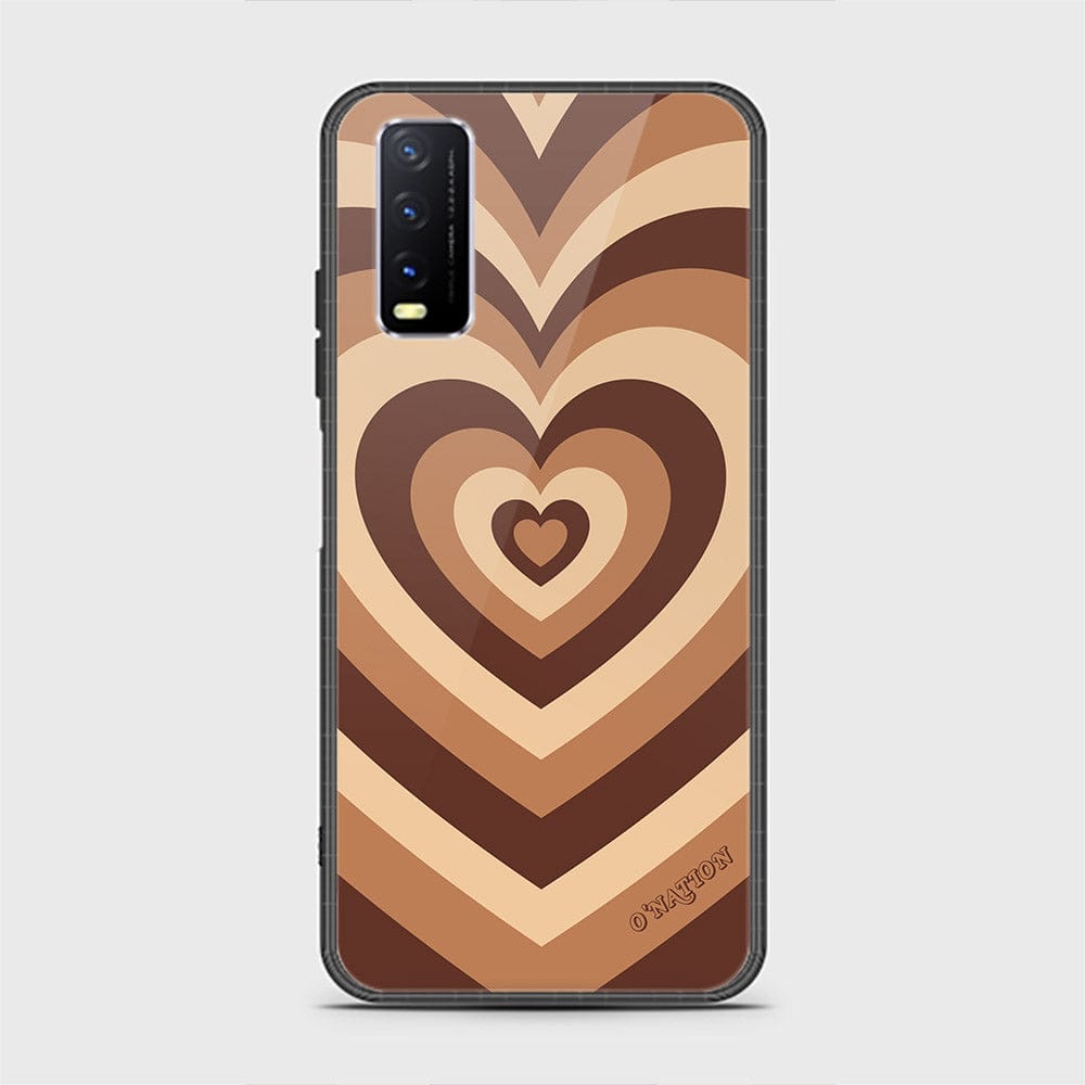 Vivo Y20s Cover - O'Nation Heartbeat Series - HQ Ultra Shine Premium Infinity Glass Soft Silicon Borders Case