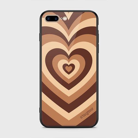 iPhone 8 Plus / 7 Plus Cover - O'Nation Heartbeat Series - HQ Ultra Shine Premium Infinity Glass Soft Silicon Borders Case