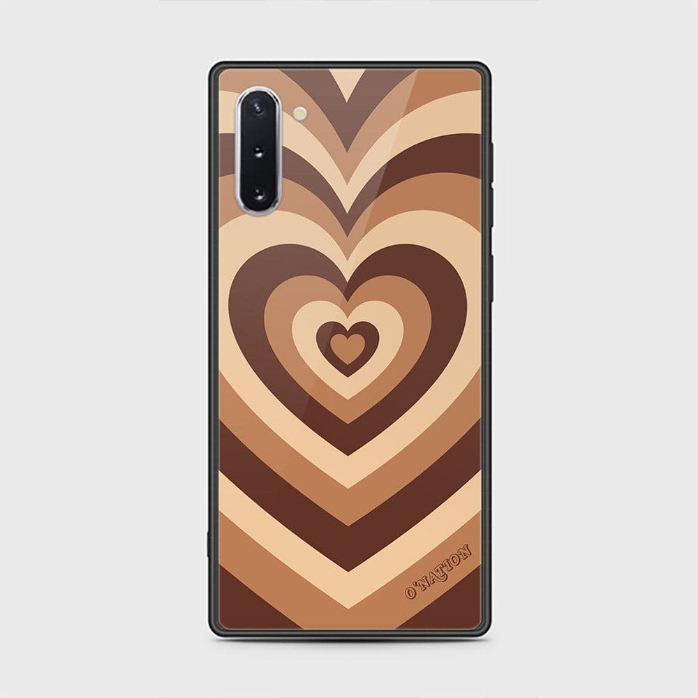 Samsung Galaxy Note 10 Cover - O'Nation Heartbeat Series - HQ Ultra Shine Premium Infinity Glass Soft Silicon Borders Case