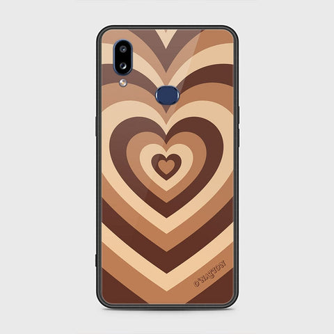 Samsung Galaxy A10s Cover - O'Nation Heartbeat Series - HQ Ultra Shine Premium Infinity Glass Soft Silicon Borders Case