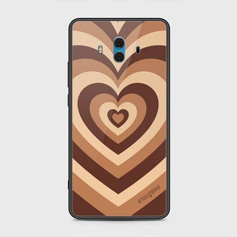 Huawei Mate 10 Cover - O'Nation Heartbeat Series - HQ Ultra Shine Premium Infinity Glass Soft Silicon Borders Case