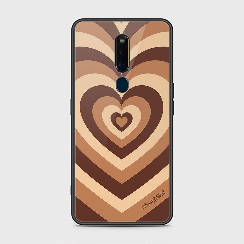 Oppo R19 Cover - O'Nation Heartbeat Series - HQ Ultra Shine Premium Infinity Glass Soft Silicon Borders Case