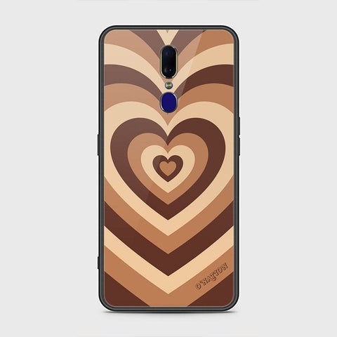 Oppo F11 Cover - O'Nation Heartbeat Series - HQ Ultra Shine Premium Infinity Glass Soft Silicon Borders Case