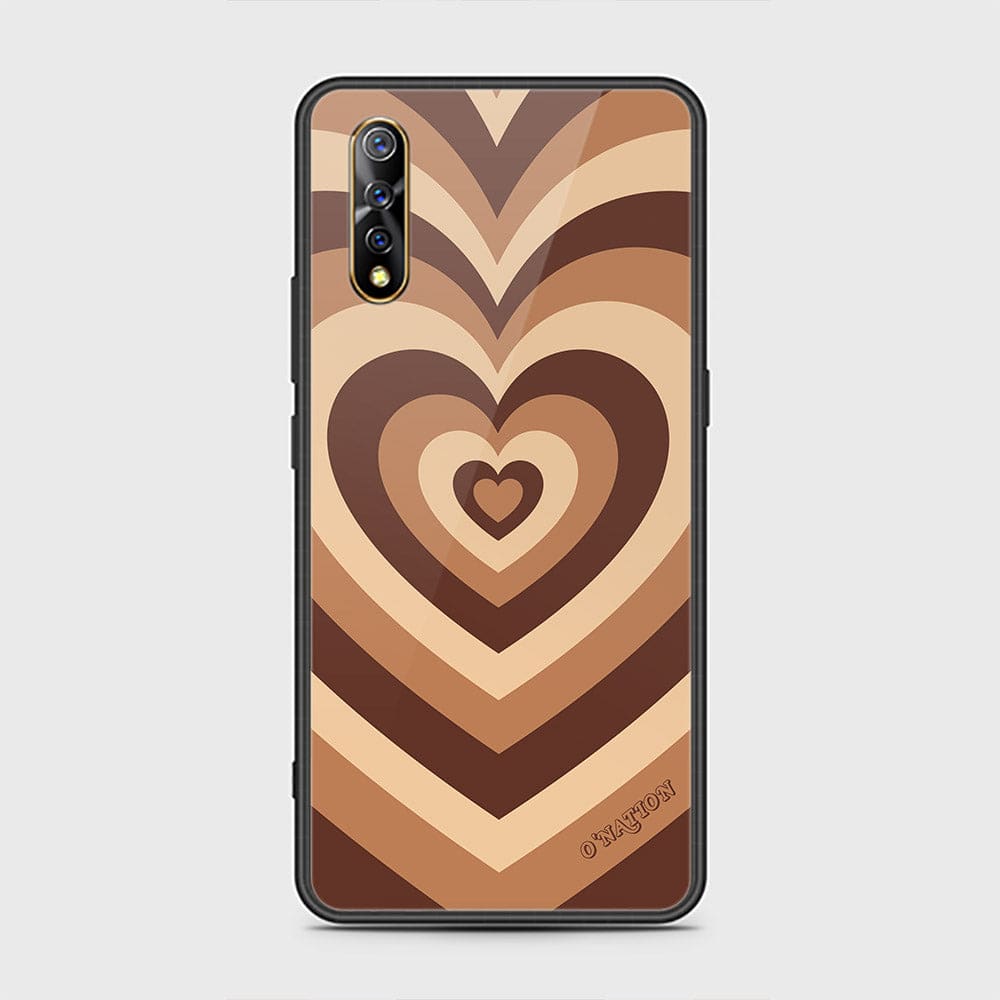 Vivo S1 Cover - O'Nation Heartbeat Series - HQ Ultra Shine Premium Infinity Glass Soft Silicon Borders Case