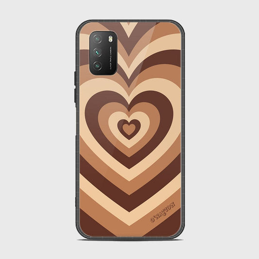 Xiaomi Redmi 9T Cover - O'Nation Heartbeat Series - HQ Ultra Shine Premium Infinity Glass Soft Silicon Borders Case