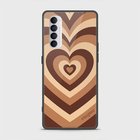 Oppo Reno 4 Pro Cover - O'Nation Heartbeat Series - HQ Ultra Shine Premium Infinity Glass Soft Silicon Borders Case