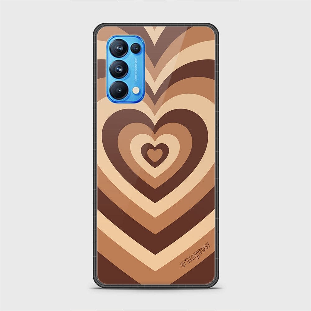 Oppo Reno 5 Pro 5G Cover - O'Nation Heartbeat Series - HQ Ultra Shine Premium Infinity Glass Soft Silicon Borders Case