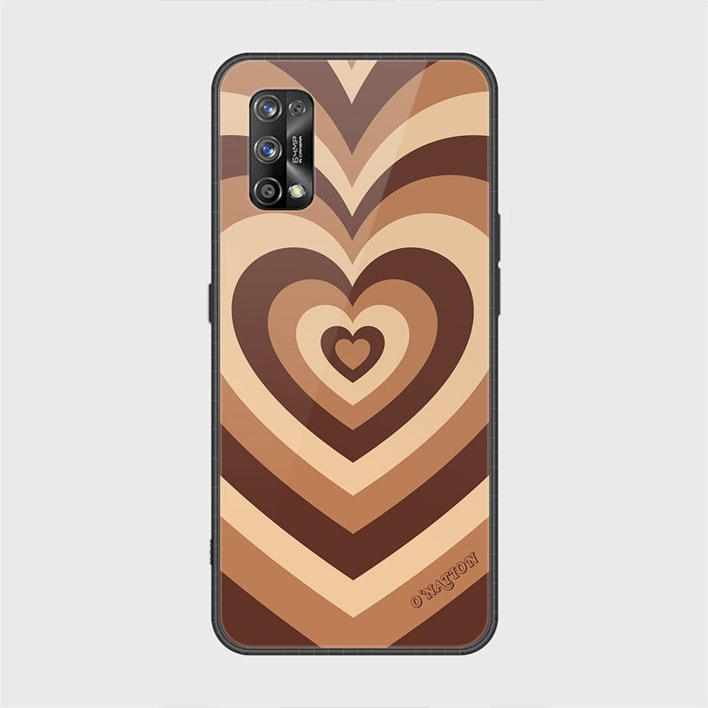 Realme 7 Pro Cover - O'Nation Heartbeat Series - HQ Ultra Shine Premium Infinity Glass Soft Silicon Borders Case