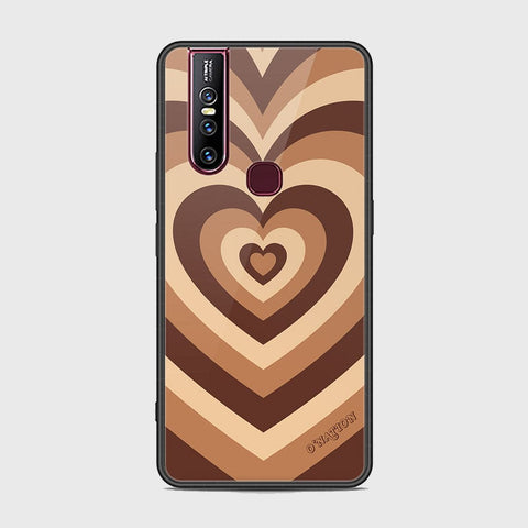 Vivo V15 Cover - O'Nation Heartbeat Series - HQ Ultra Shine Premium Infinity Glass Soft Silicon Borders Case