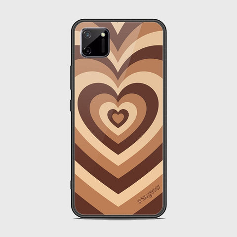 Realme C11 Cover - O'Nation Heartbeat Series - HQ Ultra Shine Premium Infinity Glass Soft Silicon Borders Case