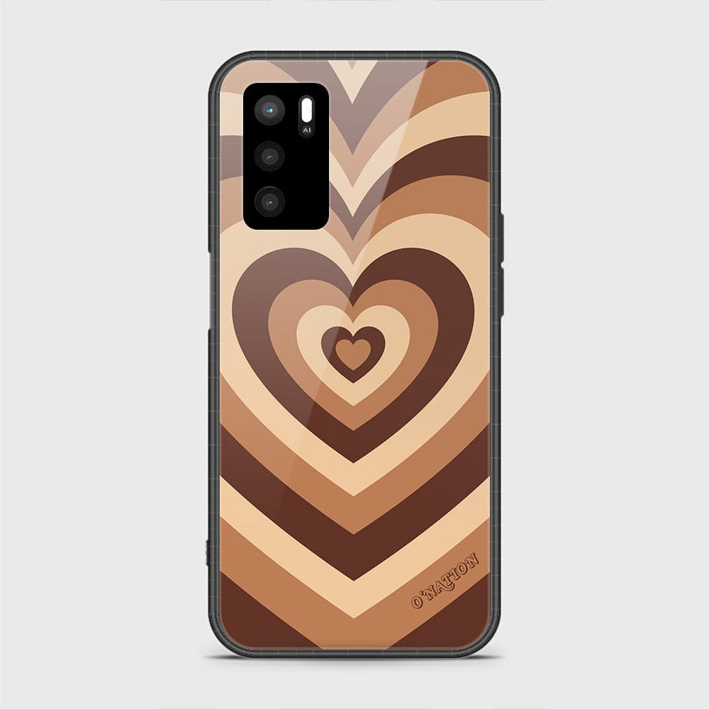 Oppo A16s Cover - O'Nation Heartbeat Series - HQ Ultra Shine Premium Infinity Glass Soft Silicon Borders Case