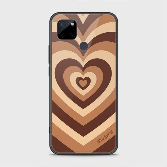 Realme C21Y Cover - O'Nation Heartbeat Series - HQ Ultra Shine Premium Infinity Glass Soft Silicon Borders Case