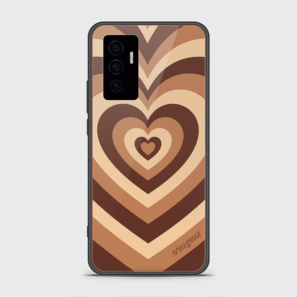 Vivo V23e Cover - O'Nation Heartbeat Series - HQ Ultra Shine Premium Infinity Glass Soft Silicon Borders Case