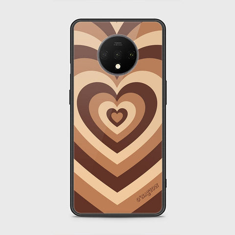 OnePlus 7T Cover - O'Nation Heartbeat Series - HQ Ultra Shine Premium Infinity Glass Soft Silicon Borders Case