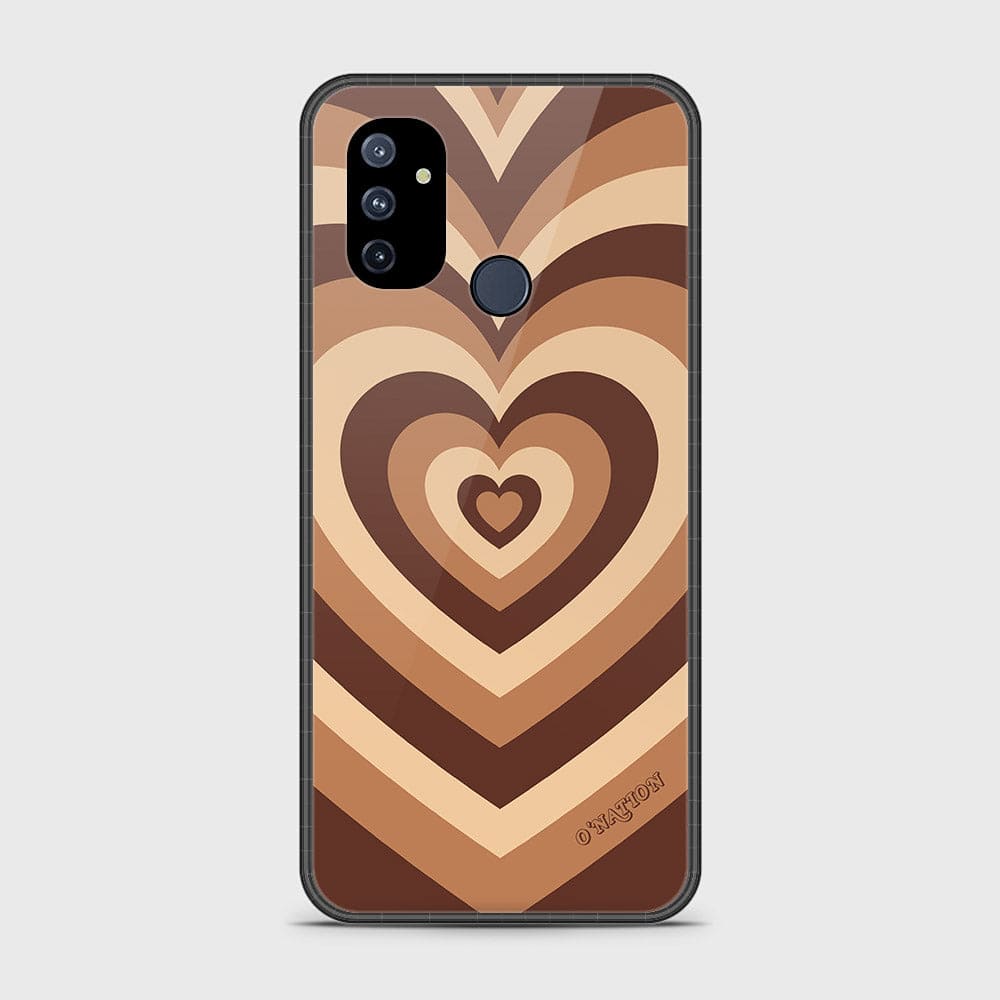 OnePlus Nord N100 Cover - O'Nation Heartbeat Series - HQ Ultra Shine Premium Infinity Glass Soft Silicon Borders Case