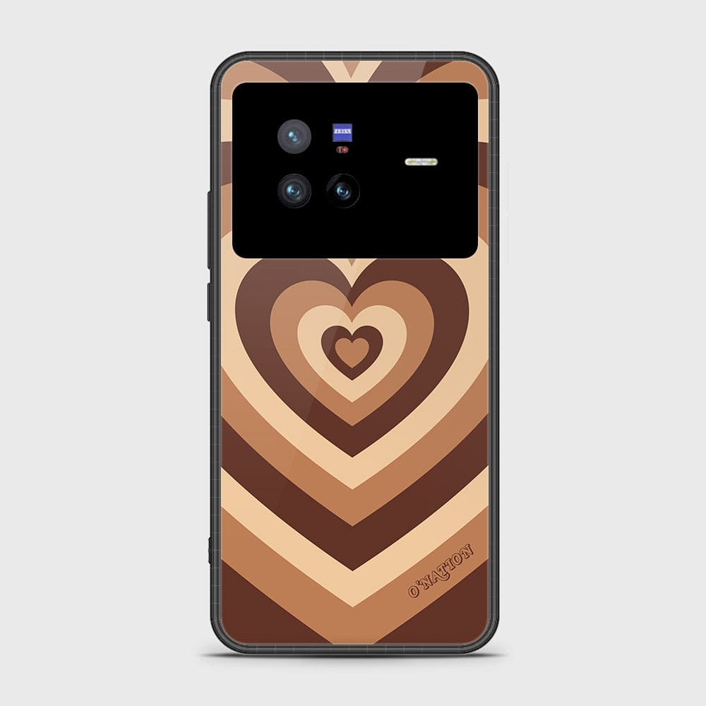 Vivo X80 Cover - O'Nation Heartbeat Series - HQ Ultra Shine Premium Infinity Glass Soft Silicon Borders Case