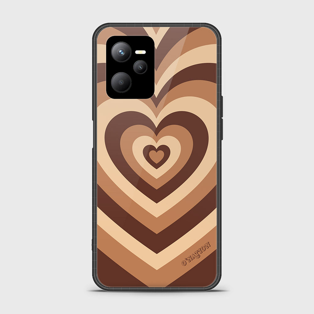 Realme Q5 Cover - O'Nation Heartbeat Series - HQ Ultra Shine Premium Infinity Glass Soft Silicon Borders Case