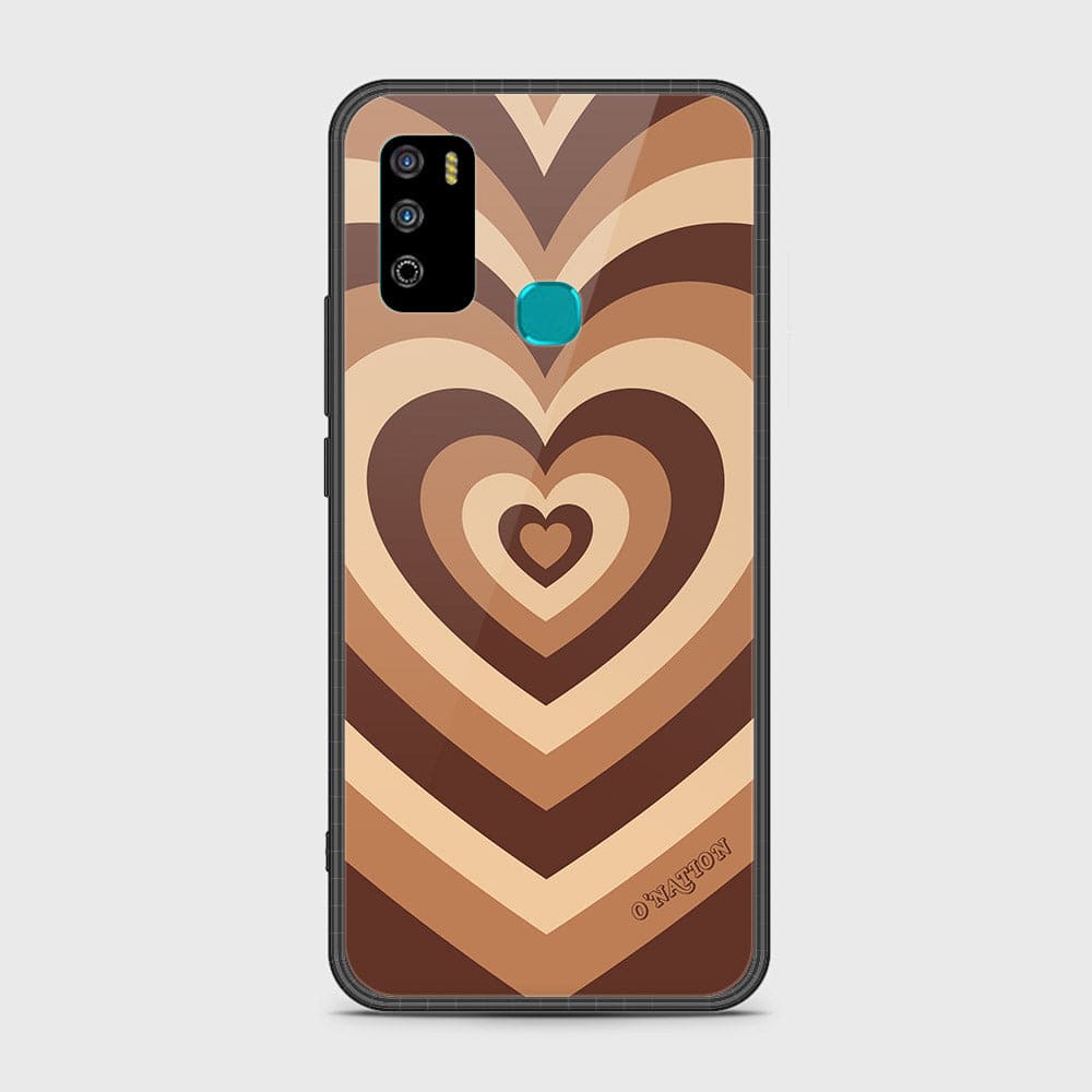 Infinix Hot 9 Play Cover - O'Nation Heartbeat Series - HQ Ultra Shine Premium Infinity Glass Soft Silicon Borders Case