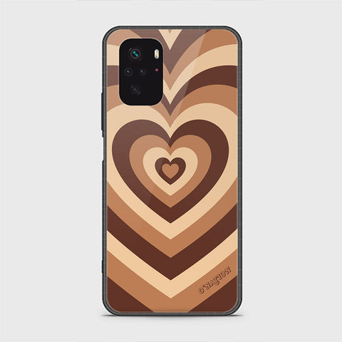 Xiaomi Redmi Note 10s Cover - O'Nation Heartbeat Series - HQ Ultra Shine Premium Infinity Glass Soft Silicon Borders Case