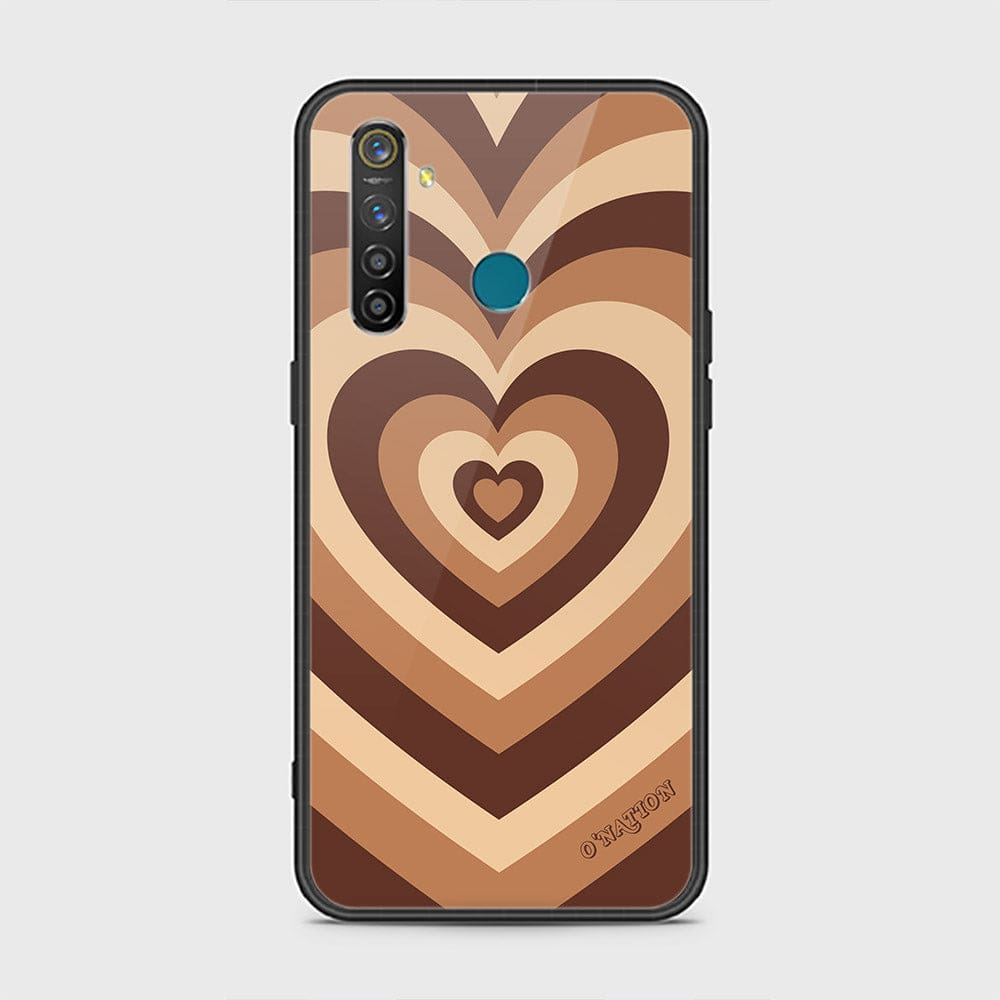 Realme 5 Pro Cover - O'Nation Heartbeat Series - HQ Ultra Shine Premium Infinity Glass Soft Silicon Borders Case