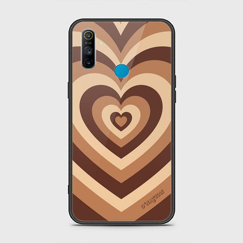 Realme 5s Cover - O'Nation Heartbeat Series - HQ Ultra Shine Premium Infinity Glass Soft Silicon Borders Case