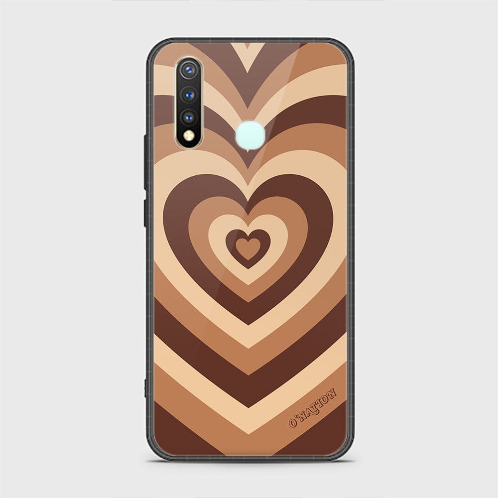 Vivo Y19 Cover - O'Nation Heartbeat Series - HQ Ultra Shine Premium Infinity Glass Soft Silicon Borders Case