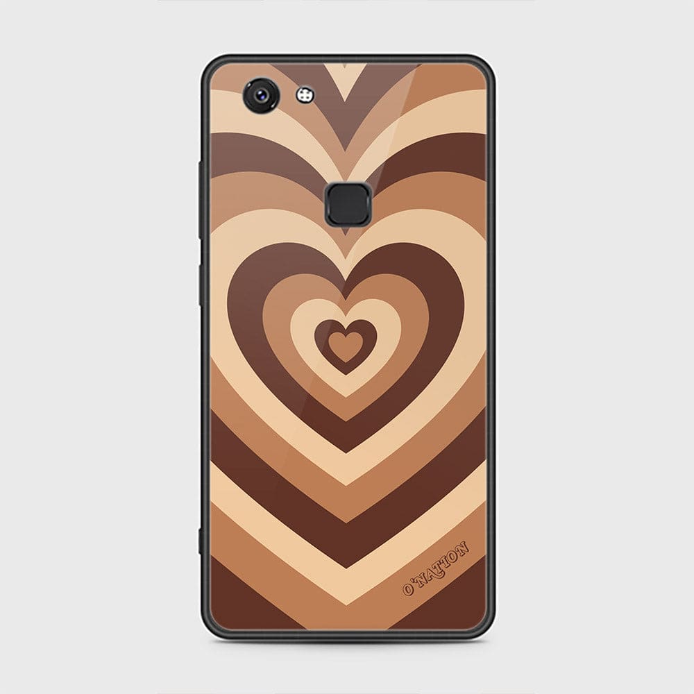 Vivo V7 Plus Cover - O'Nation Heartbeat Series - HQ Ultra Shine Premium Infinity Glass Soft Silicon Borders Case