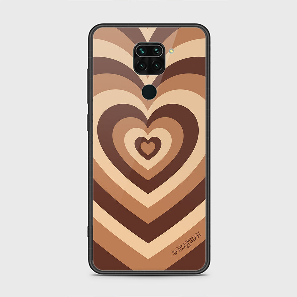 Xiaomi Redmi Note 9 Cover - O'Nation Heartbeat Series - HQ Ultra Shine Premium Infinity Glass Soft Silicon Borders Case