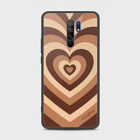 Xiaomi Redmi 9 Cover - O'Nation Heartbeat Series - HQ Ultra Shine Premium Infinity Glass Soft Silicon Borders Case