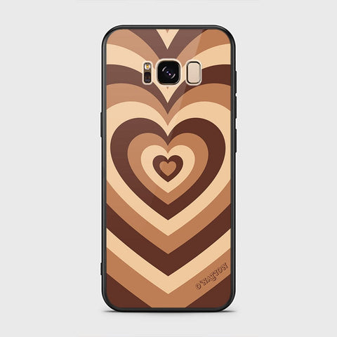 Samsung Galaxy S8 Plus Cover - O'Nation Heartbeat Series - HQ Ultra Shine Premium Infinity Glass Soft Silicon Borders Case