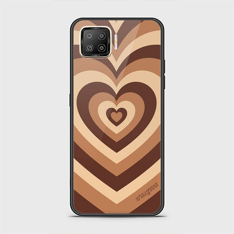 Oppo F17 Pro Cover - O'Nation Heartbeat Series - HQ Ultra Shine Premium Infinity Glass Soft Silicon Borders Case