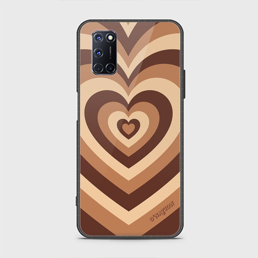 Oppo A92 Cover - O'Nation Heartbeat Series - HQ Ultra Shine Premium Infinity Glass Soft Silicon Borders Case