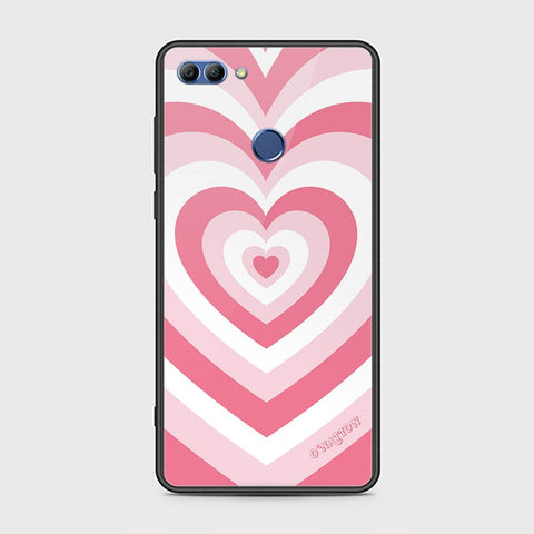 Huawei Y9 2018 Cover - O'Nation Heartbeat Series - HQ Ultra Shine Premium Infinity Glass Soft Silicon Borders Case