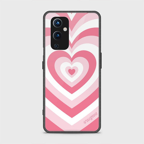 OnePlus 9 Cover - O'Nation Heartbeat Series - HQ Ultra Shine Premium Infinity Glass Soft Silicon Borders Case