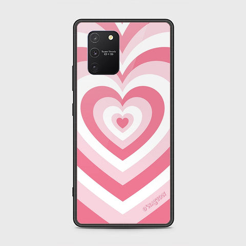 Samsung Galaxy S10 Lite Cover - O'Nation Heartbeat Series - HQ Ultra Shine Premium Infinity Glass Soft Silicon Borders Case