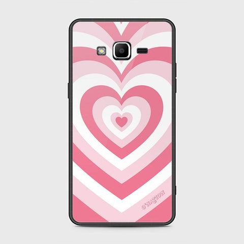 Samsung Galaxy Grand Prime Cover - O'Nation Heartbeat Series - HQ Ultra Shine Premium Infinity Glass Soft Silicon Borders Case