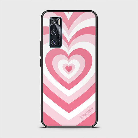 Vivo V20 SE Cover - O'Nation Heartbeat Series - HQ Ultra Shine Premium Infinity Glass Soft Silicon Borders Case